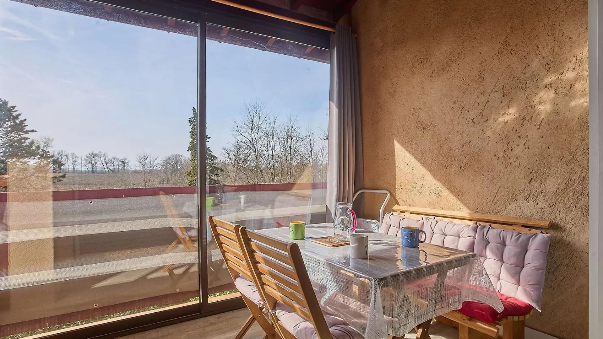 Daire T2 Bis Avec Veranda Vue Campagne Pour 4 Pers., Parking, Wifi - Fr-1-841-34 Barbotan-les-Thermes Fransa